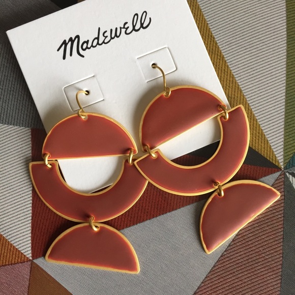 sale | madewell | enamel earrings - Picture 5 of 7